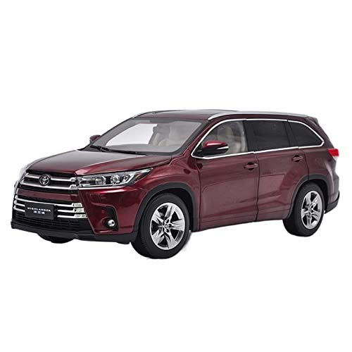 Für GAC Toyota 2018 Highlander Highland Automodell Dekorationen 1 18 Druckgussmodelle Motorfahrzeuge(2) von DUEVEL