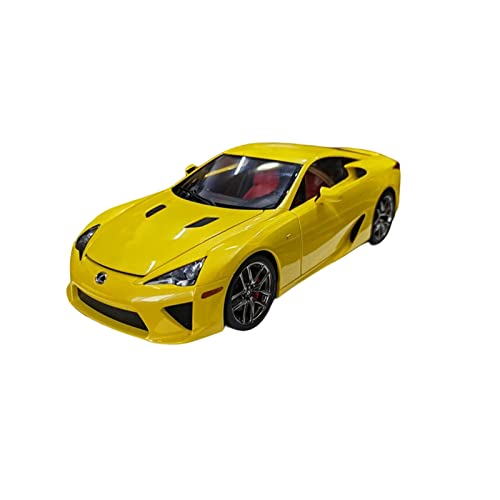 Für Lexus LFA 2010 1 18 Legierung, Voll Offenes Supercar-Modell, Sammlerstück Druckgussmodelle Motorfahrzeuge(Yellow) von DUEVEL