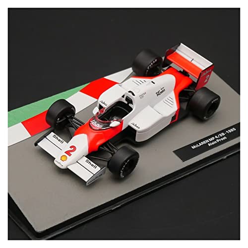 Für McLaren MP 4/2b 1985 Alain Prost Diecast Car Metal Toy Model 1 43 Druckgussmodelle Motorfahrzeuge von DUEVEL