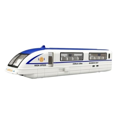 Für Mini Legierung Bumerang Zug Spielzeug Simulation Harmony Fuxing Power Auto Modell U-Bahn Serie Sammlung Druckgussmodelle Motorfahrzeuge(Blau) von DUEVEL