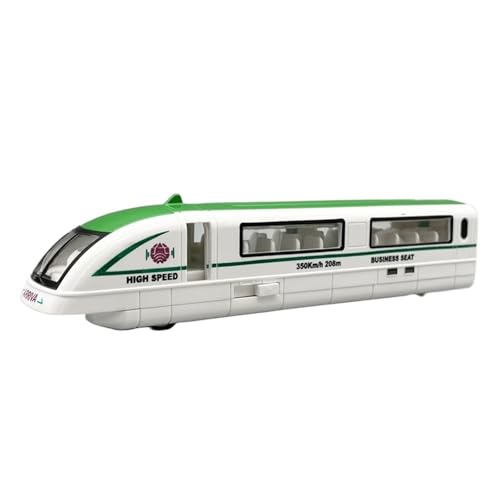 Für Mini Legierung Bumerang Zug Spielzeug Simulation Harmony Fuxing Power Auto Modell U-Bahn Serie Sammlung Druckgussmodelle Motorfahrzeuge(Grün) von DUEVEL