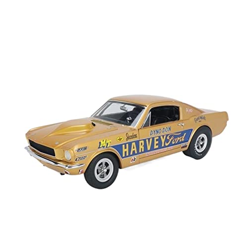 Für Mustang A/FX NHRA 1966 1 18 Legierung Vollständig Offene Automodell-Klassiker-Kollektion In Limitierter Auflage Druckgussmodelle Motorfahrzeuge(Gold) von DUEVEL
