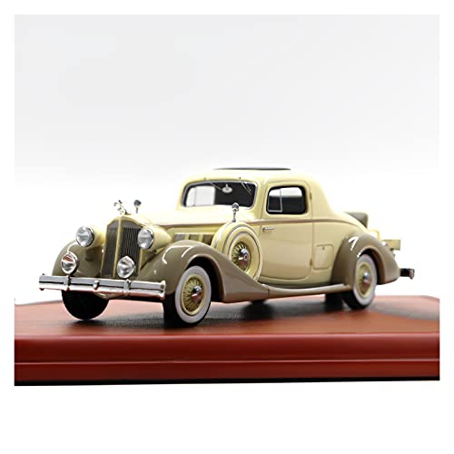 Für Packard 1936 1 43 Super-Luxus-zweitüriges Coupé-Harzmodell Klassische Oldtimer-Ornamentsammlung Druckgussmodelle Motorfahrzeuge von DUEVEL