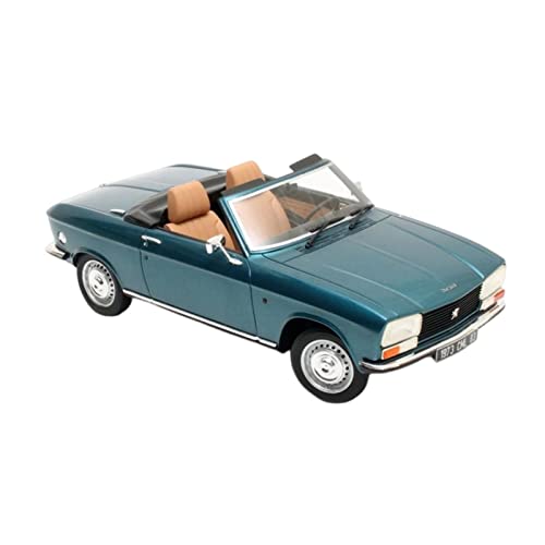 Für Peugeot 304 1973 1 18 Metallic Blau Legierung Cabrio Oldtimer Modell Sammlerstücke Display Druckgussmodelle Motorfahrzeuge von DUEVEL