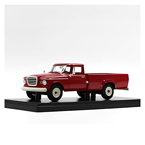 Für Studebaker Champ 1963 1 43 Resin Red Pickup Automodell Gedenkdekoration Druckgussmodelle Motorfahrzeuge von DUEVEL