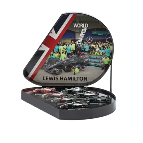 Legierung 1 43 Mini Cut Hamilton Seven Championships F1 Rennwagen-Set Für Mercedes AMG Automodelle Druckgussmodelle Motorfahrzeuge von DUEVEL