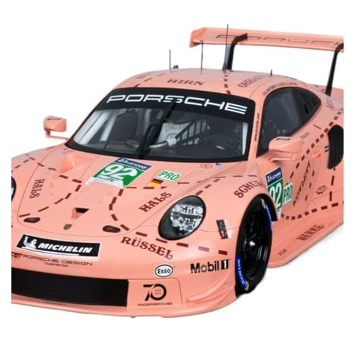 Legierung Rennmodell 1/18 Porsche Original 911 RSR 2018 Pink Pig Le Mans Auto Sammlung Ornament Druckgussmodelle Motorfahrzeuge Legierung Rennmodell 1/18 Porsche Original 911 RSR 2018 Pink Pig Le Mans Auto Sammlung Ornament Druckgussmodelle Motorfahrzeuge von DUEVEL