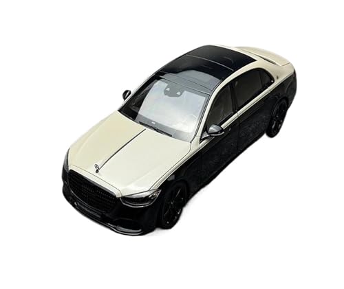 Maßstab 1/18 Für Benz Maybach S-Klasse S680 Night Series 2023 Automodell, Senden Sie Freunden Geburtstagsgeschenke Druckgussmodelle Motorfahrzeuge(White) von DUEVEL