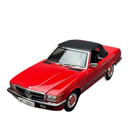Maßstab 1/18 Für Oldtimer FÜR 350SL 1986 Legierungsautomodell Statische Dekoration Weihnachtsgeschenksammlung Druckgussmodelle Motorfahrzeuge von DUEVEL