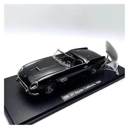 Maßstab 1 18 Für Ferrari 250GT Roadster Aus Druckgusslegierung, Spielzeugautos, Klassiker, Souvenir-Display Für Erwachsene Druckgussmodelle Motorfahrzeuge(Schwarz) von DUEVEL