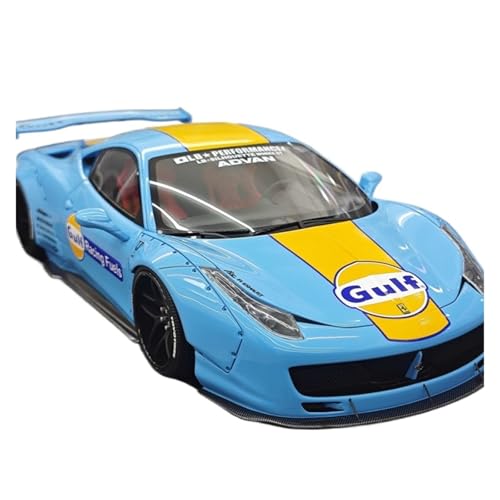 Maßstab 1 18 Für Ferrari 458GT LB Wide Body Simulation Harz Auto Modell Sammler Ornament Druckgussmodelle Motorfahrzeuge von DUEVEL