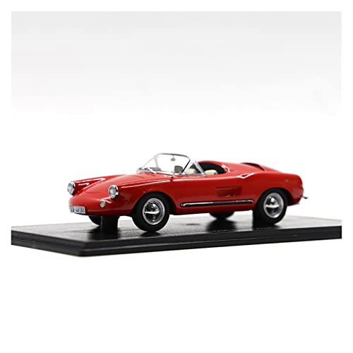 Maßstab 1 43 1957 506 Cabrio Sportwagen Modell Rot Für Erwachsene Classic Collection Souvenir Display Druckgussmodelle Motorfahrzeuge von DUEVEL