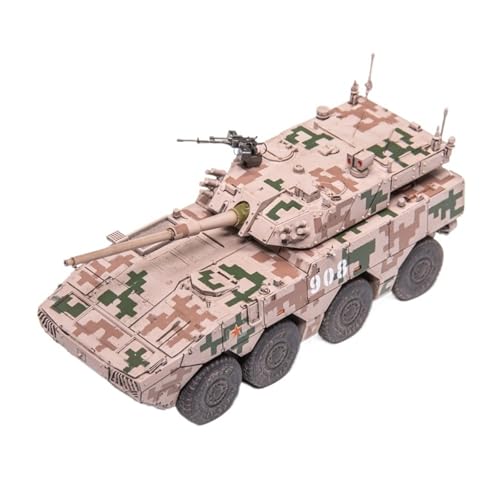 Maßstab 1 72 Für China 105mm Radpanzer Selbstfahrlafette Wüstenmalerei Fertigmodell Sammlung Ornamente Druckgussmodelle Motorfahrzeuge von DUEVEL