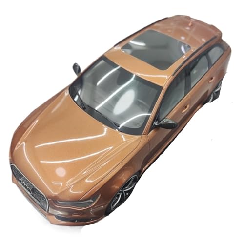 Maßstab 1:18 Für Audi RS6 C7 Braun Simulation Harz Auto Modell Sammeln Ornament Druckgussmodelle Motorfahrzeuge von DUEVEL
