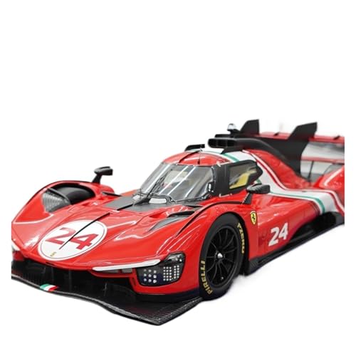 Maßstab 1:18 Für Ferrari 499P Modificata 24 Malerei Harz Modell Le Mans Rennwagen Druckgussmodelle Motorfahrzeuge von DUEVEL