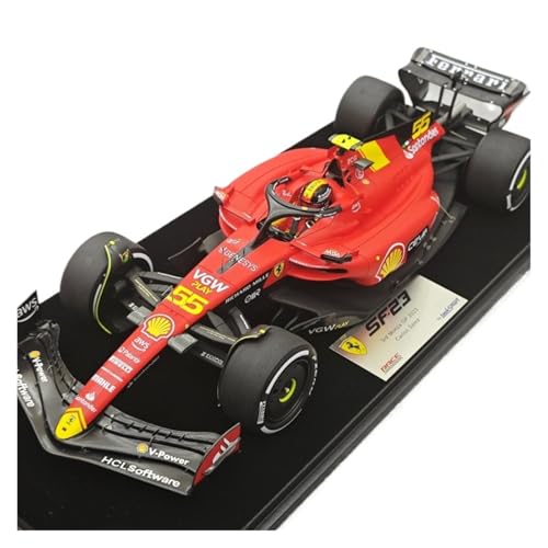 Maßstab 1:18 Für Ferrari SF-23 Sainz F1 Simulation Modell Ornament 2023 Monza Druckgussmodelle Motorfahrzeuge von DUEVEL