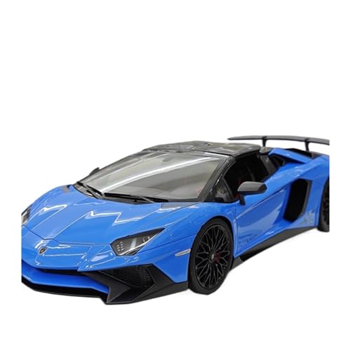 Maßstab 1:18 Für Lamborghini Aventador LP750-4 Blau Simulation Auto Modell Ornament Druckgussmodelle Motorfahrzeuge Maßstab 1:18 Für Lamborghini Aventador LP750-4 Blau Simulation Auto Modell Ornament Druckgussmodelle Motorfahrzeuge von DUEVEL