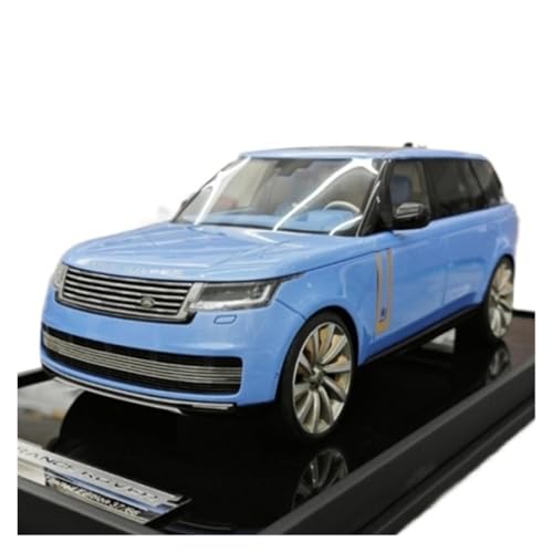 Maßstab 1:18 Für Range Rover Extended Edition, Hellblaue Harz-Automodellsammlung Druckgussmodelle Motorfahrzeuge von DUEVEL