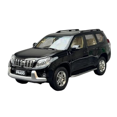 Maßstab 1:18 Für Toyota Prado SUV Special Edition Metallautomodell Statische Enthusiasten Gedenksammlung Druckgussmodelle Motorfahrzeuge(Schwarz) von DUEVEL