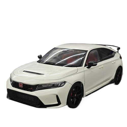 Maßstab 1:18 für Honda Civic Type R FL5 Weiß Simulation Legierung Automodellsammlung Druckgussmodelle Motorfahrzeuge von DUEVEL