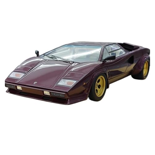 Maßstab 1:18 für Lamborghini Contax LP5000QV Lila Simulation Harz Auto Modell Sammlung Druckgussmodelle Motorfahrzeuge von DUEVEL