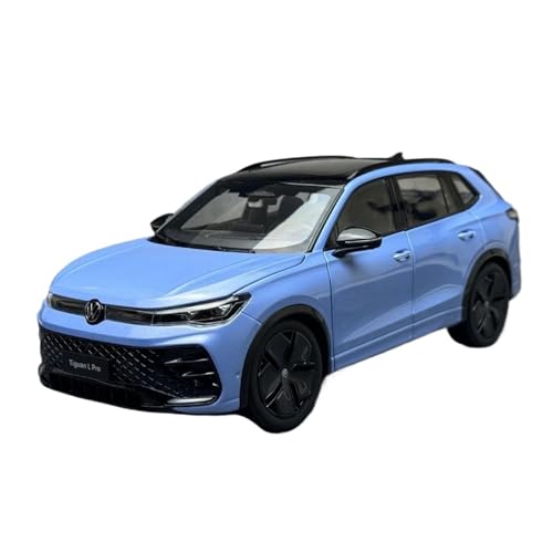 Maßstab 1:18 für Volkswagen Touareg LPRO Legierung Automodell Erwachsenen Miniaturmodell Spielzeugsammlung Druckgussmodelle Motorfahrzeuge(Blau) von DUEVEL