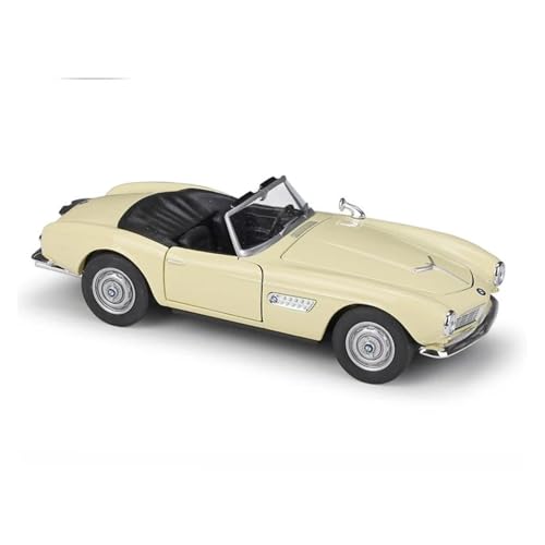 Maßstab 1:24 Für BMW 507 Diecast Simulator Spielzeugauto Legierung Metall Spielzeug Spielfahrzeug Sammlung Druckgussmodelle Motorfahrzeuge(Beige) von DUEVEL