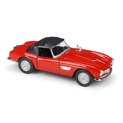 Maßstab 1:24 Für BMW 507 Diecast Simulator Spielzeugauto Legierung Metall Spielzeug Spielfahrzeug Sammlung Druckgussmodelle Motorfahrzeuge(Rot) von DUEVEL