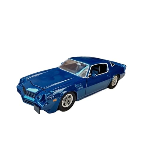 Maßstab 1:24 Für Chevrolet Camaro Z28 1979 Antikes Klassisches Modell Fertiges Miniaturfahrzeug Sammlungsdisplay Druckgussmodelle Motorfahrzeuge(Blau) von DUEVEL