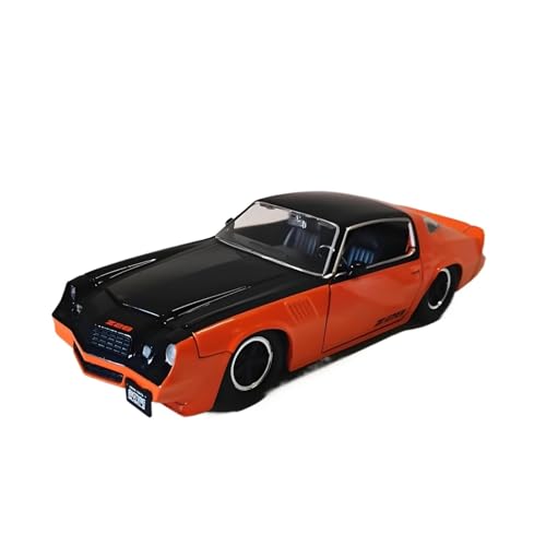 Maßstab 1:24 Für Chevrolet Camaro Z28 1979 Antikes Klassisches Modell Fertiges Miniaturfahrzeug Sammlungsdisplay Druckgussmodelle Motorfahrzeuge(Orange) von DUEVEL