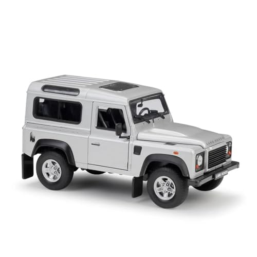 Maßstab 1:24 Für Den Maßstabs-Druckguss-Autosimulator Land Rover Defender Off-Road Metal ClassicToy Car Collection Druckgussmodelle Motorfahrzeuge(Gray) von DUEVEL