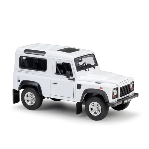 Maßstab 1:24 Für Den Maßstabs-Druckguss-Autosimulator Land Rover Defender Off-Road Metal ClassicToy Car Collection Druckgussmodelle Motorfahrzeuge(White 2) von DUEVEL