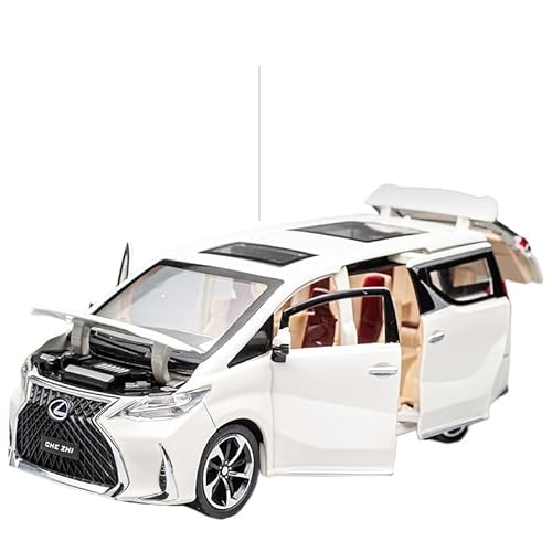 Maßstab 1:24 Für Lexus Learjet-Legierung Aus Metalldruckguss, Spielzeugauto-Enthusiasten, Sammlerornamente Druckgussmodelle Motorfahrzeuge(White) von DUEVEL
