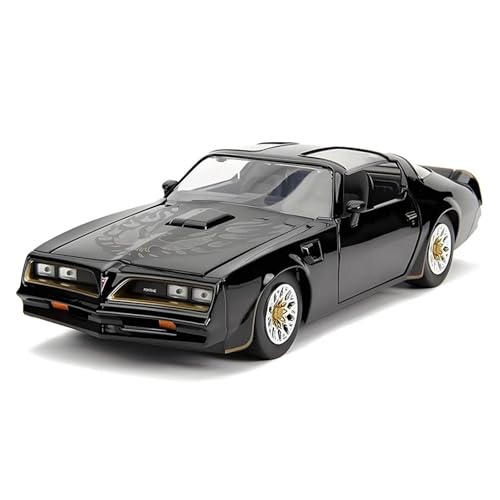 Maßstab 1:24 Für Pontiac Firebird AlloyCar Modell Klassische Fahrzeuge Echte Repliken Druckgussmodelle Motorfahrzeuge(Schwarz) von DUEVEL
