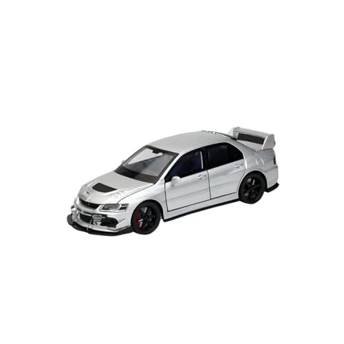 Replik 1 32 Mitsubishi Lancer Evolution 9. Generation Super Racing Metalldruckguss-Automodell Mit Ton Und Licht Rechts, Kreative Geschenke Für Geburtstag Druckgussmodelle Motorfahrzeuge(White) von DUEVEL
