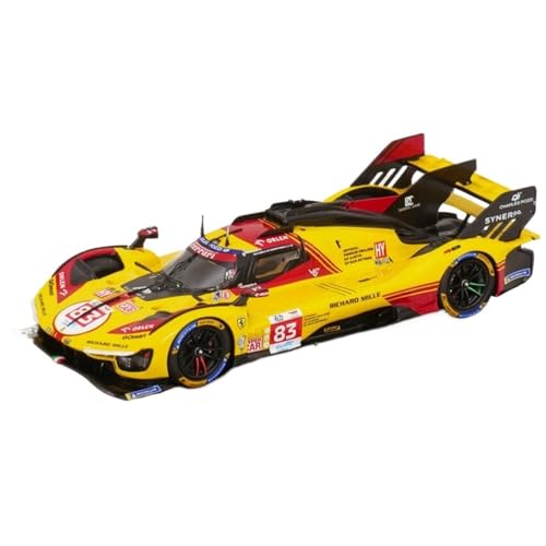 Resin 1 43 Looksmart Für Ferrari 499P Ye Yifei Le Mans 2024 Rally Car Collection Druckgussmodelle Motorfahrzeuge von DUEVEL