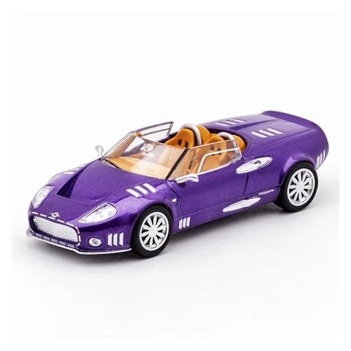 Spyker C12 LATURBIE Edition Im Maßstab 1 64 Legierung, Druckguss Spielzeug Klassische Autos Spielzeugsammlung Dekoration Druckgussmodelle Motorfahrzeuge(Purple) von DUEVEL
