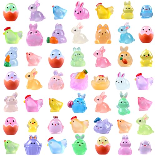 DULEFUN Ostern Minifiguren, Ostern winzige kleine kleine Harzfiguren zum Verstecken Kunststoff Miniaturen Figuren Puppenhaus Dekor DULEFUN Ostern Minifiguren, Ostern winzige kleine kleine Harzfiguren zum Verstecken Kunststoff Miniaturen Figuren Puppenhaus Dekor von DULEFUN