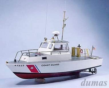 Dumas USCG 41 Utility Boat Kit 1214 L: 787mm W:254mm Scale : 1:16 Ship Model Kit von DUMAS