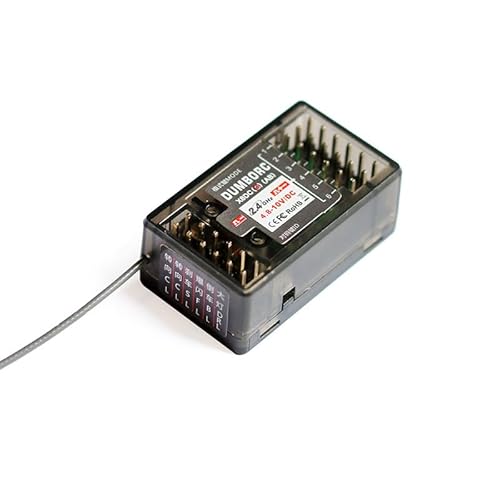 DUMBORC X6DC 6Channel Receiver with LED System for X6/X6PM/X10P-350/DDF-350 Transmitter,Remote Control Receiver for Cars Truck Crawler DUMBORC X6DC 6Channel Receiver with LED System for X6/X6PM/X10P-350/DDF-350 Transmitter,Remote Control Receiver for Cars Truck Crawler von DUMBORC
