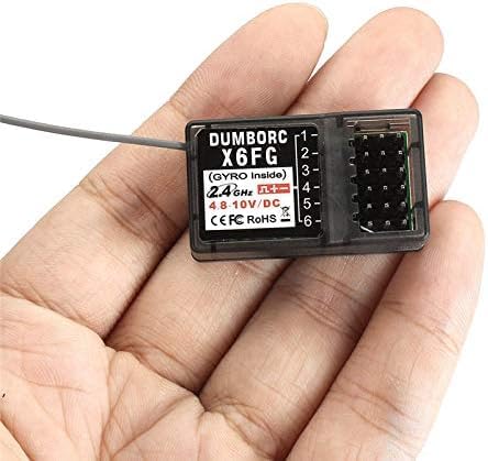 DUMBORC X6FG 6Channel Receiver with Gyro for X4 X5 X6 X10P DDF RC Transmitter Cars Boats Tanks DUMBORC X6FG 6Channel Receiver with Gyro for X4 X5 X6 X10P DDF RC Transmitter Cars Boats Tanks von DUMBORC