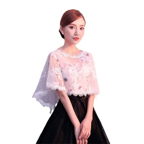 Abendumhang für Flapper Hochzeitsschal Spitzenschal Fetter Spitzen-Hochzeitsschal für Damen-Accessoires Abendumhang für Flapper Hochzeitsschal Spitzenschal Fetter Spitzen-Hochzeitsschal für Damen-Accessoires von DUMRALBQE