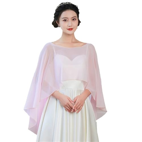 Abendumhang für Flapper Sommer Dünne Schal Hochzeit Kleid Täglichen Mit Rock Cape Weibliche für Damen-Accessoires(Rosa) von DUMRALBQE