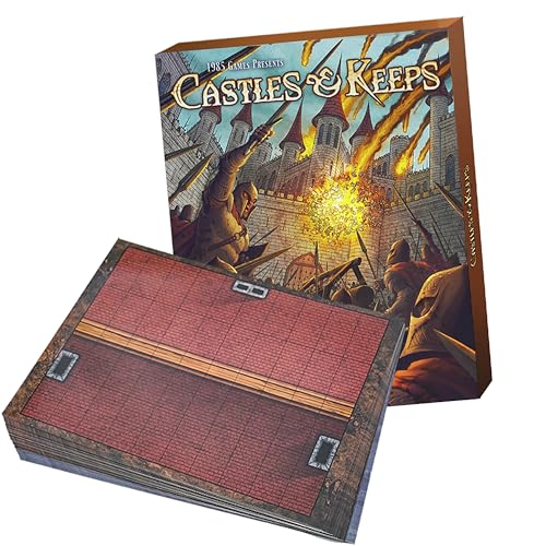 DUNGEON CRAFT: Castles & Keeps Brettspiel, 1000+ Fantasy Tabletop Rollenspiel Geländefliesen für Dungeon Battle Maps, doppelseitig, trocken/nass abwischbar – D&D kompatibel DUNGEON CRAFT: Castles & Keeps Brettspiel, 1000+ Fantasy Tabletop Rollenspiel Geländefliesen für Dungeon Battle Maps, doppelseitig, trocken/nass abwischbar – D&D kompatibel von DUNGEON CRAFT