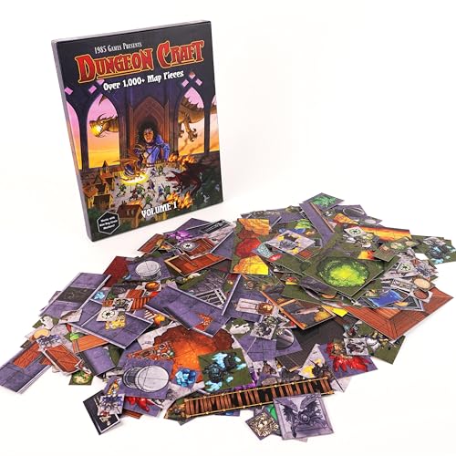 Dungeon Craft Brettspiel: Band 1 lose Blätter in einer benutzerdefinierten Box, wasserabweisend, trocken abwischbar von 1985 Games Dungeon Craft Brettspiel: Band 1 lose Blätter in einer benutzerdefinierten Box, wasserabweisend, trocken abwischbar von 1985 Games von DUNGEON CRAFT