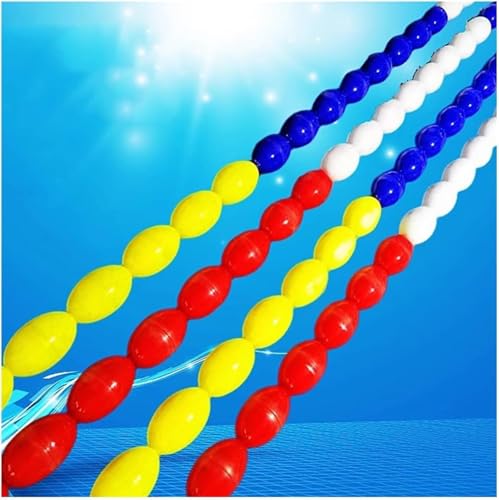 DUOAZJL Schwimmleine für Pools, Sicherheitstrennseil für Schwimmbäder, schwimmende Bojenleine aus Kunststoff für Schwimmbäder, heiße Quellen und Flache Strände, Poolzubehör(Nylon,25m/82ft) von DUOAZJL