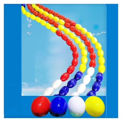 DUOAZJL Schwimmleine für Pools, Sicherheitstrennseil für Schwimmbäder, schwimmende Bojenleine aus Kunststoff für Schwimmbäder, heiße Quellen und Flache Strände, Poolzubehör(Nylon,9m/30ft) von DUOAZJL