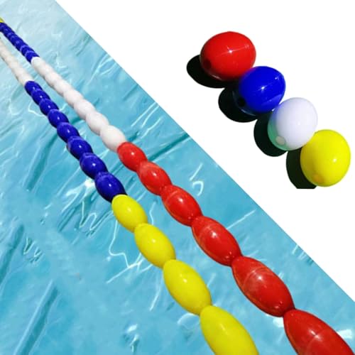 DUOAZJL Schwimmleine für Pools, Sicherheitstrennseil für Schwimmbäder, schwimmende Bojenleine aus Kunststoff für Schwimmbäder, heiße Quellen und Flache Strände, Poolzubehör(Steel Wire,12m/40ft) DUOAZJL Schwimmleine für Pools, Sicherheitstrennseil für Schwimmbäder, schwimmende Bojenleine aus Kunststoff für Schwimmbäder, heiße Quellen und Flache Strände, Poolzubehör(Steel Wire,12m/40ft) von DUOAZJL