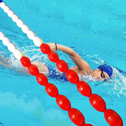 DUOAZJL Schwimmleine für Pools, Sicherheitstrennseil für Schwimmbäder, schwimmende Bojenleine aus Kunststoff für Schwimmbäder, heiße Quellen und Flache Strände, Poolzubehör(Steel Wire,1m/3.3ft) DUOAZJL Schwimmleine für Pools, Sicherheitstrennseil für Schwimmbäder, schwimmende Bojenleine aus Kunststoff für Schwimmbäder, heiße Quellen und Flache Strände, Poolzubehör(Steel Wire,1m/3.3ft) von DUOAZJL