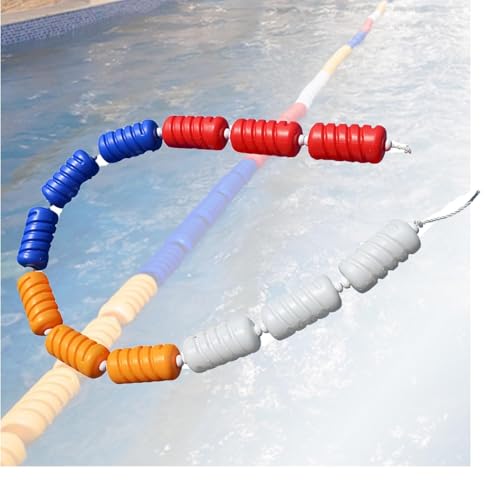 DUOAZJL Verstellbare Schwimmende Sicherheitstrennleine Für Schwimmbecken, Anti-Wellen-Sicherheitsseil Für Schwimmbecken, Unterirdische Schwimmbecken(Nylon,1m/3.3ft) von DUOAZJL